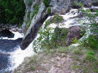 High Falls on Baptism River